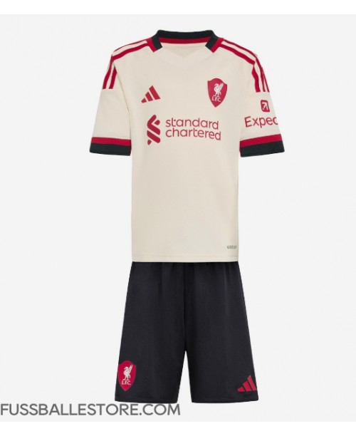 Günstige Liverpool Alexis Mac Allister #10 Auswärts Trikotsatzt Kinder 2025-26 Kurzarm (+ Kurze Hosen)